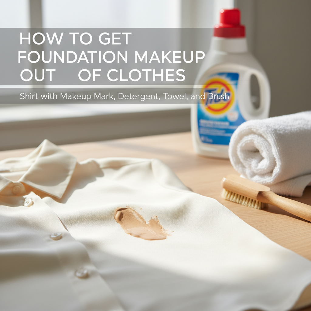 How to Get Foundation Makeup Out of Clothes: 7 Best Tips (2026)