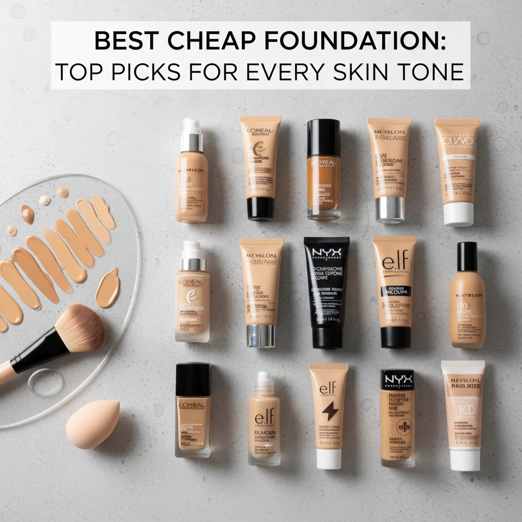 Best Cheap Foundation 2026: Top 10 Picks for Every Skin Type